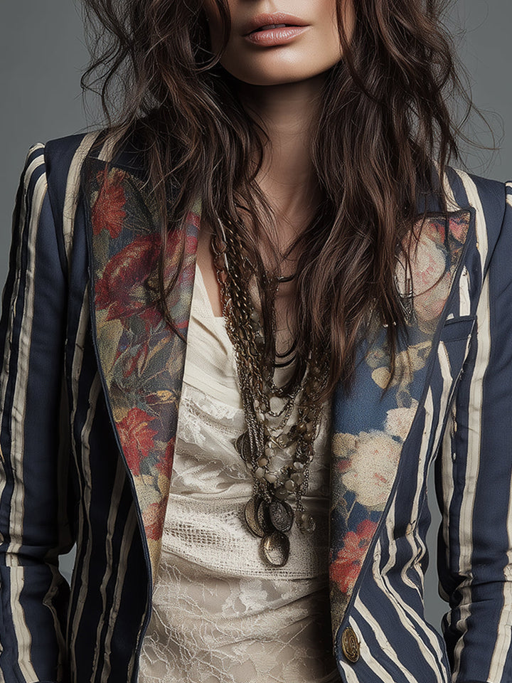 Juniper™ | Bohemian Striped Blazer