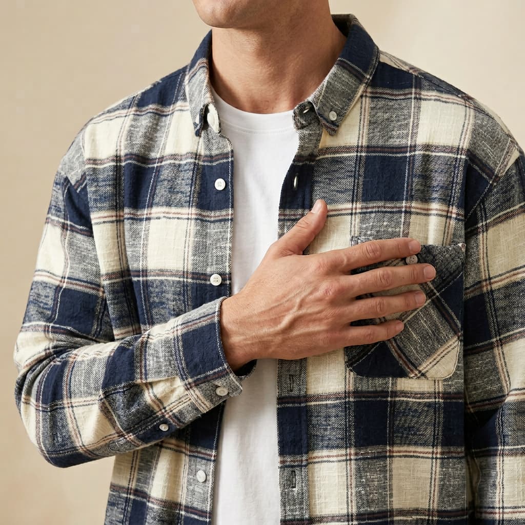 Natan™| Plaid Cotton Shirt