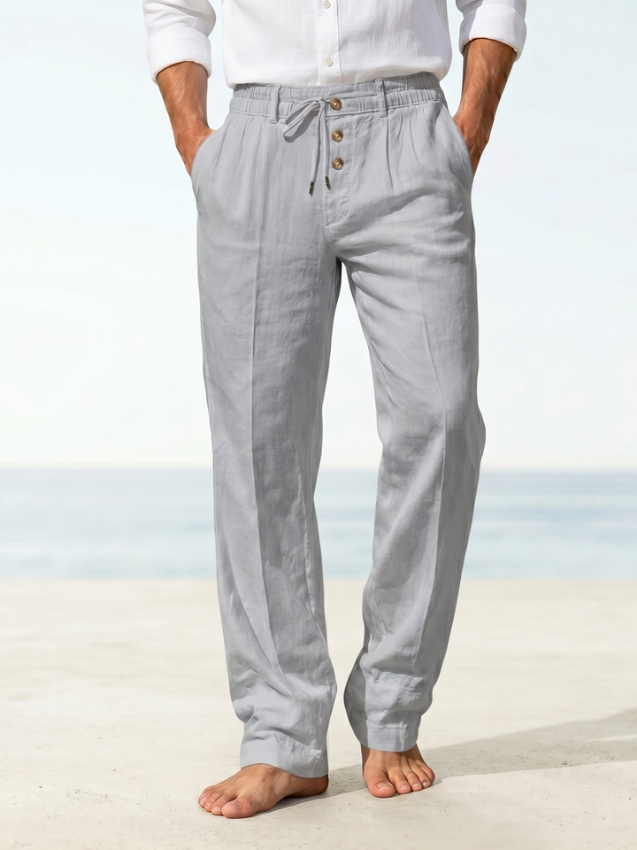 Don™ | Linen Drawstring Trousers