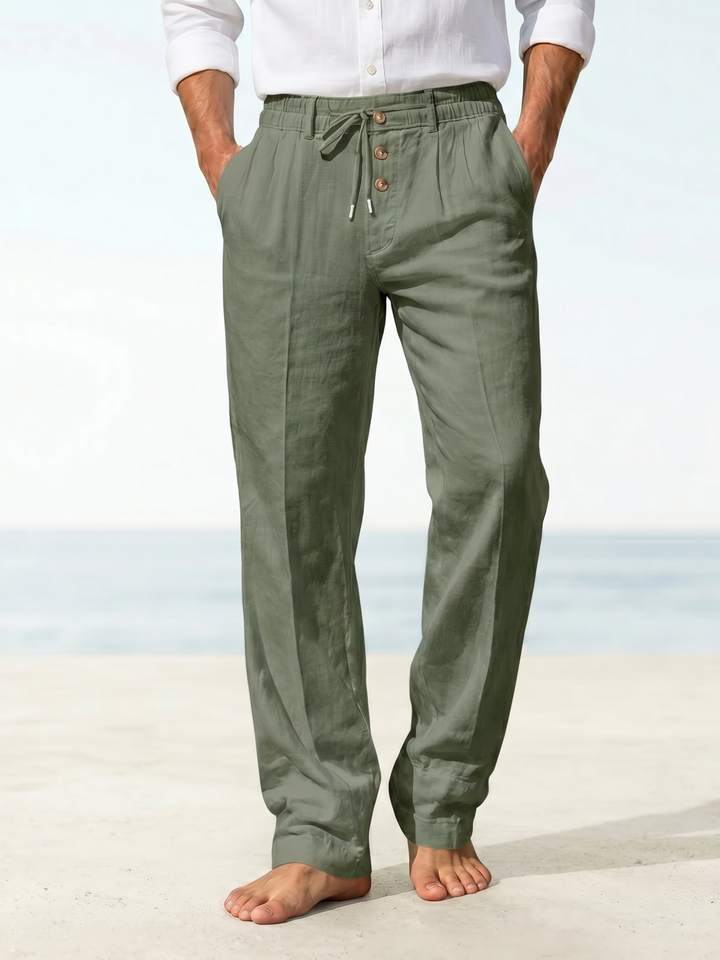 Don™ | Linen Drawstring Trousers