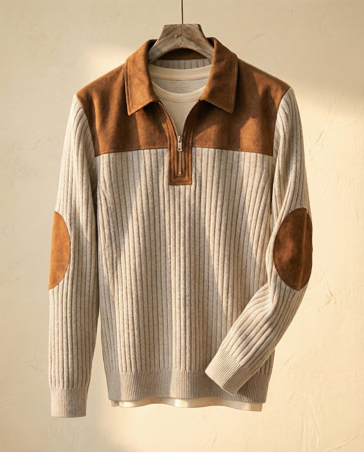 Lorenzo™ | Quarter-Zip Knit Sweater
