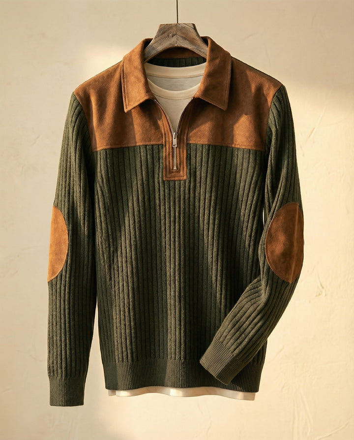 Lorenzo™ | Quarter-Zip Knit Sweater