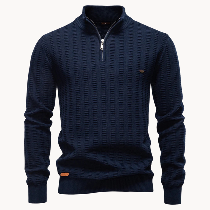 Michael™ | Textured Quarter Zip Sweater