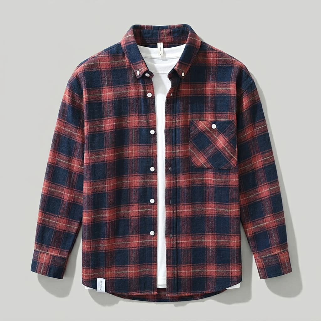 Natan™| Plaid Cotton Shirt