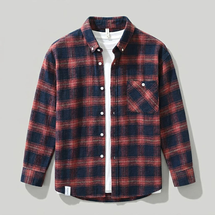 Natan™| Plaid Cotton Shirt