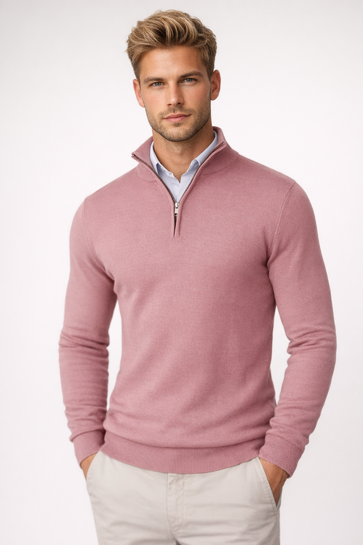 Olie™ | Half-Zip High Neck Sweater