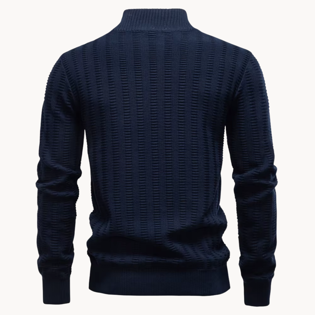 Michael™ | Textured Quarter Zip Sweater