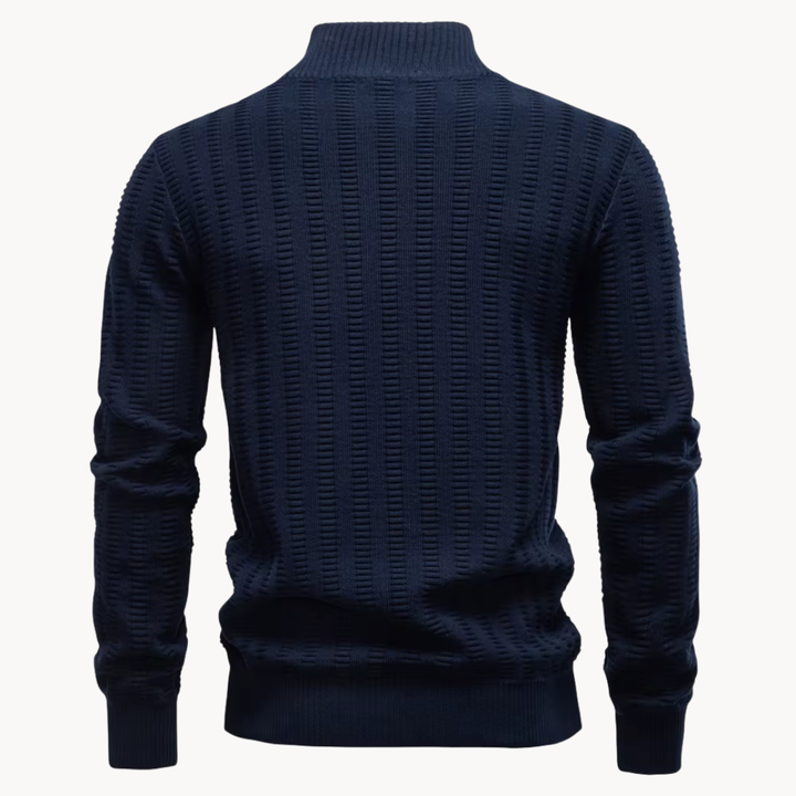 Michael™ | Textured Quarter Zip Sweater