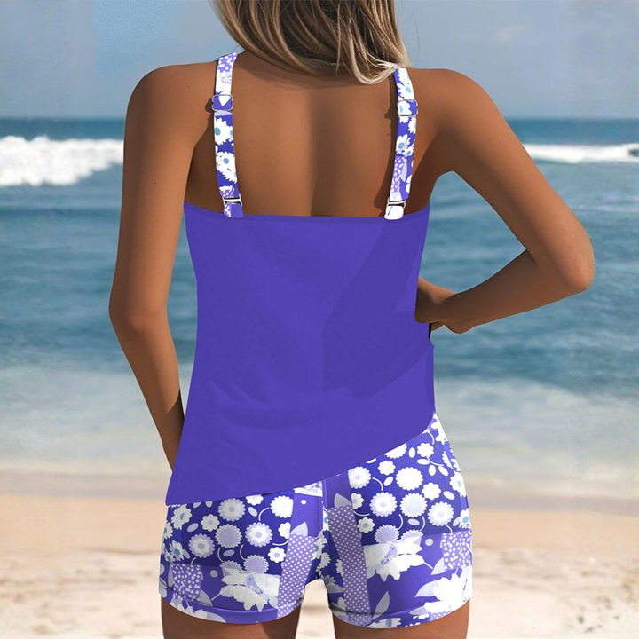 Lumi™|Swimsuit Top with Printed Boxer Set