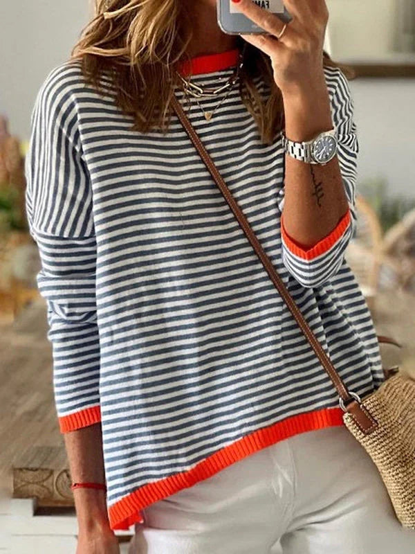 Sophie™ | Striped Long Sleeve Top