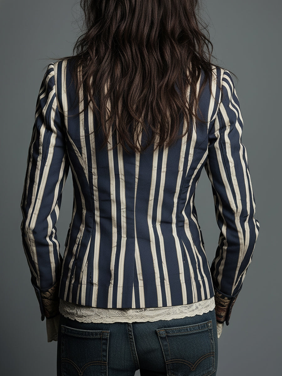 Juniper™ | Bohemian Striped Blazer