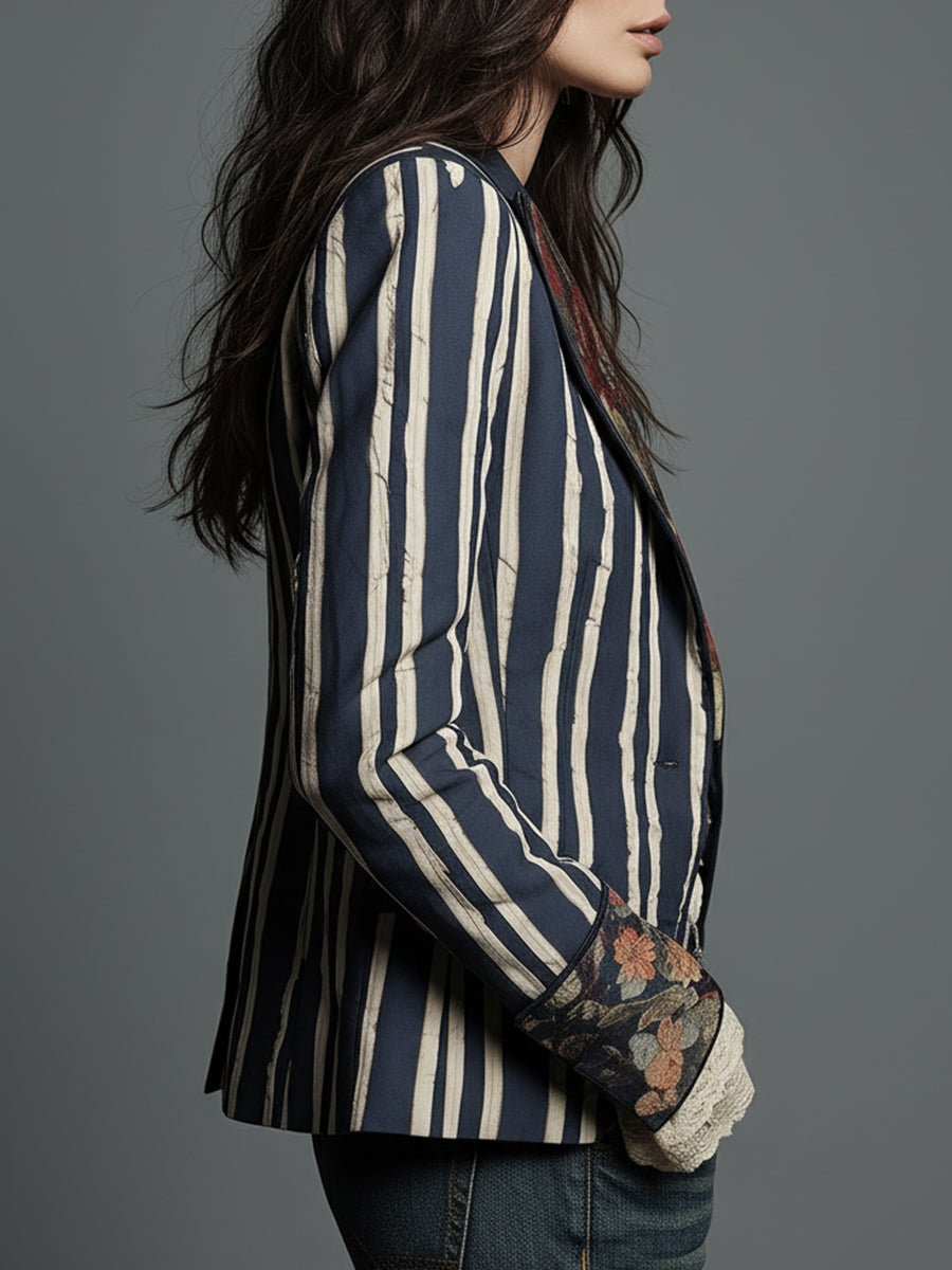 Juniper™ | Bohemian Striped Blazer
