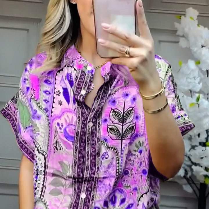 Elsie™|Printed Two-Piece Set