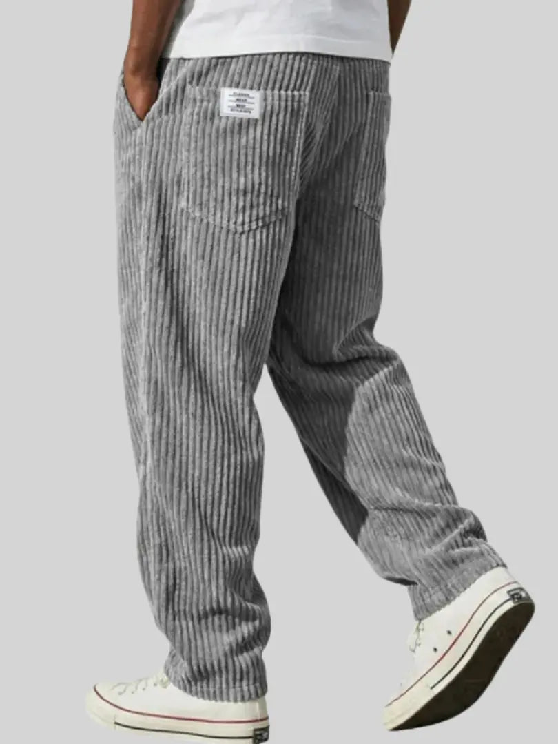Dave™ | Corduroy Trousers with an Elastic Waistband