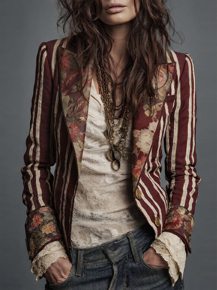 Juniper™ | Bohemian Striped Blazer
