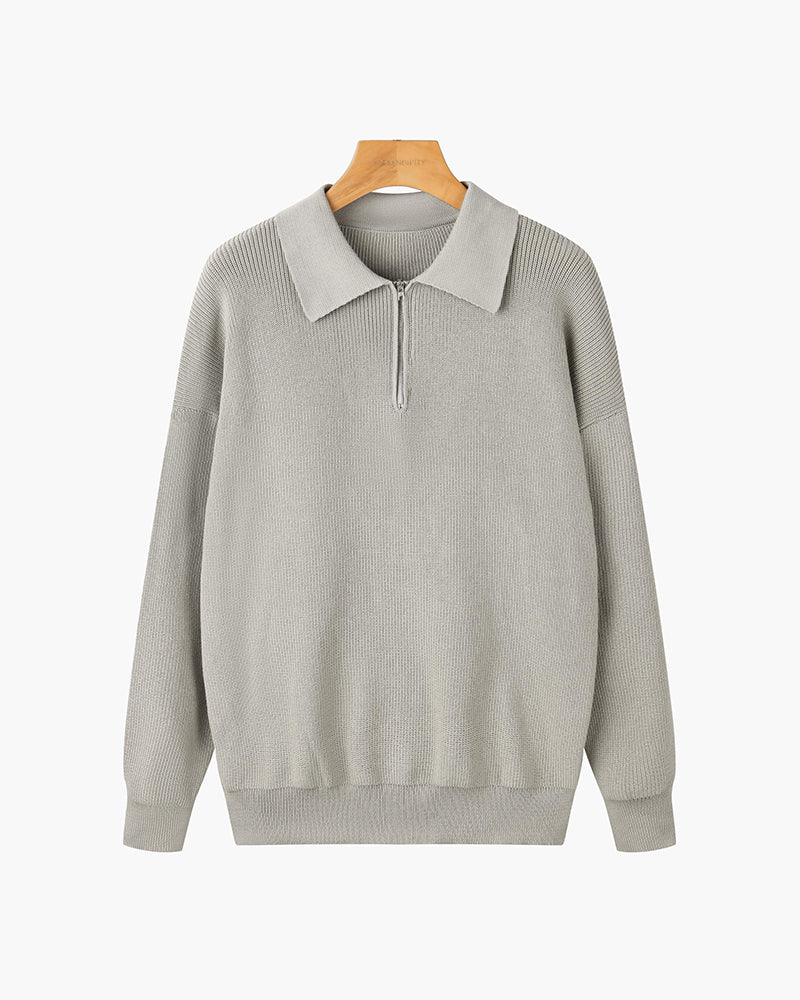 Robin™ | Half-Zip Polo Sweater