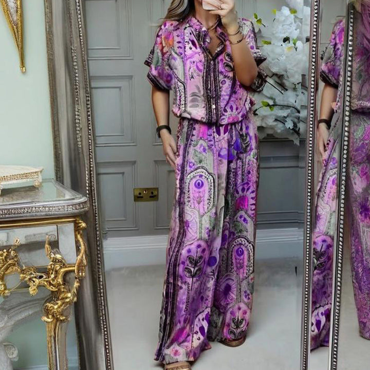 Elsie™|Printed Two-Piece Set