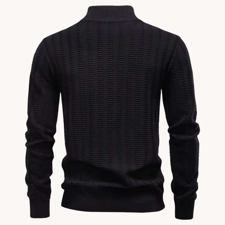 Michael™ | Textured Quarter Zip Sweater