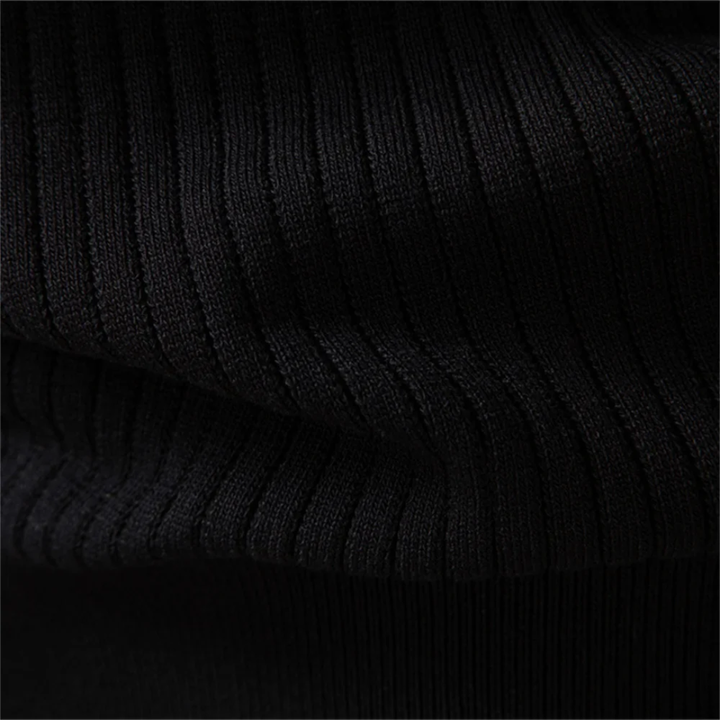 Damian™ | Rib-Knit Henley Shirt