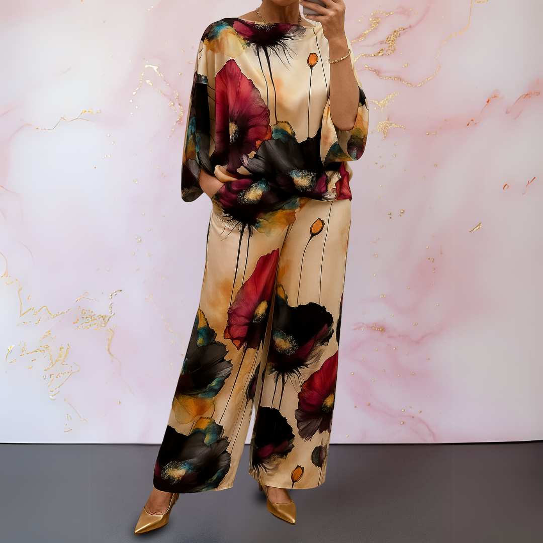 Liberty™|Satin Two-Piece Women's Set