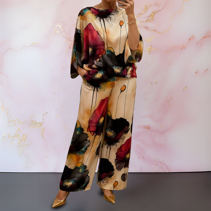 Liberty™|Satin Two-Piece Women's Set