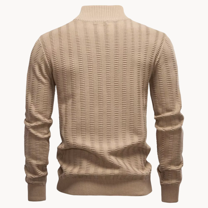 Michael™ | Textured Quarter Zip Sweater