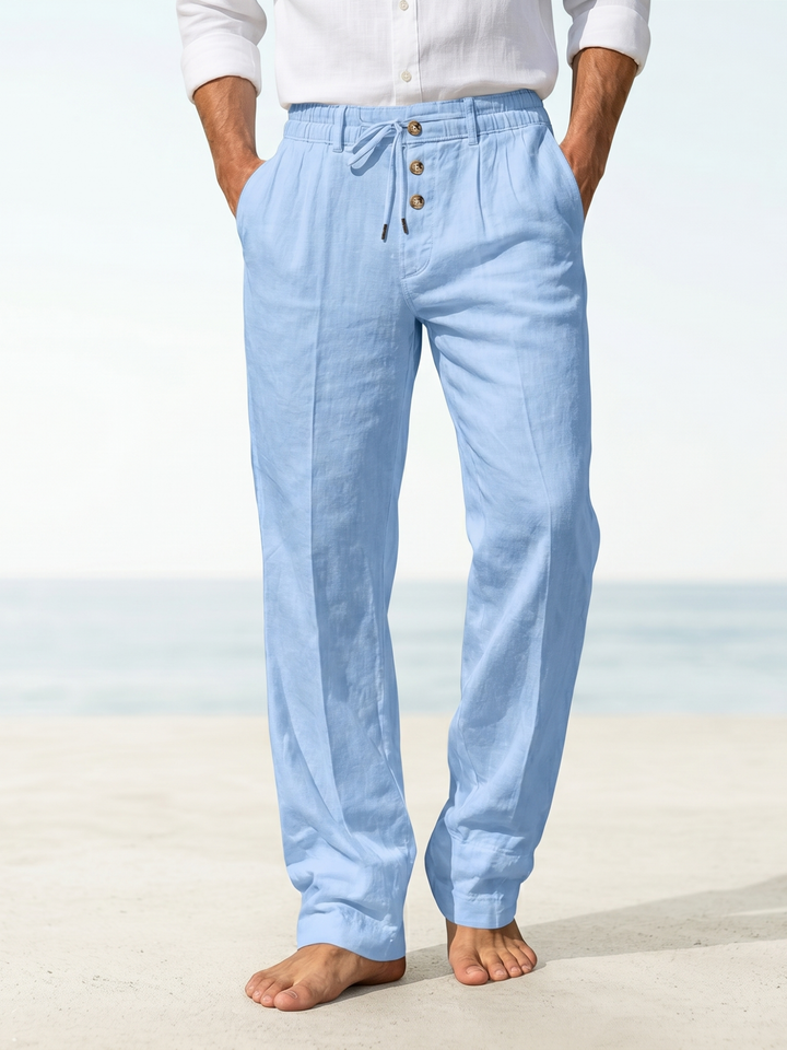 Don™ | Linen Drawstring Trousers