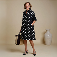 Black with white dots