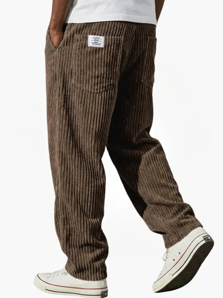 Dave™ | Corduroy Trousers with an Elastic Waistband