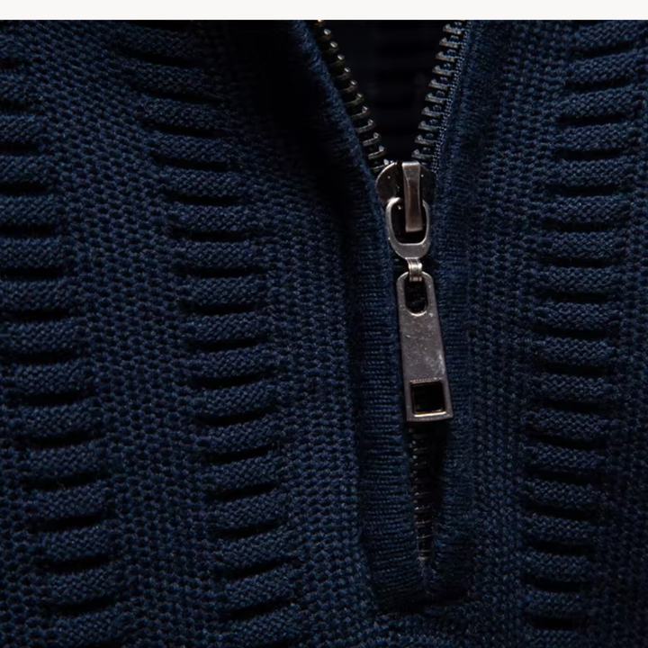 Michael™ | Textured Quarter Zip Sweater