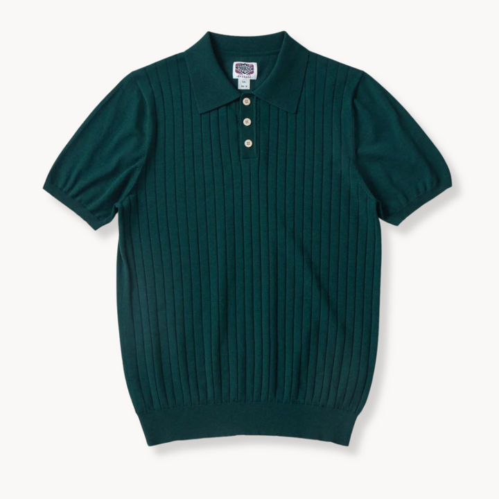 Charlie™|Silk cotton polo