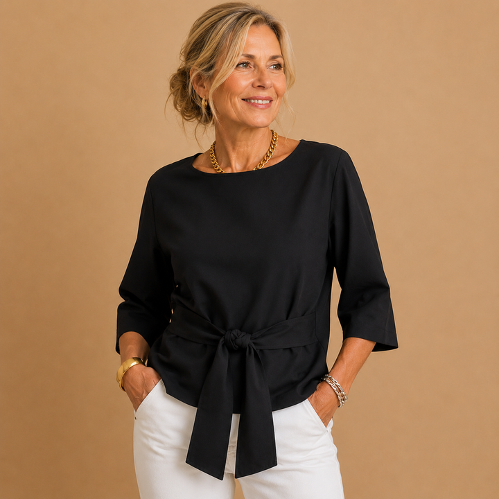 Dara™ | Tie Waist Flattering Top