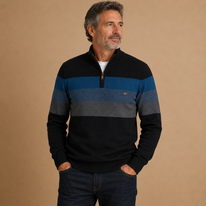 Benjamin™| Cotton Half-Zip Sweater