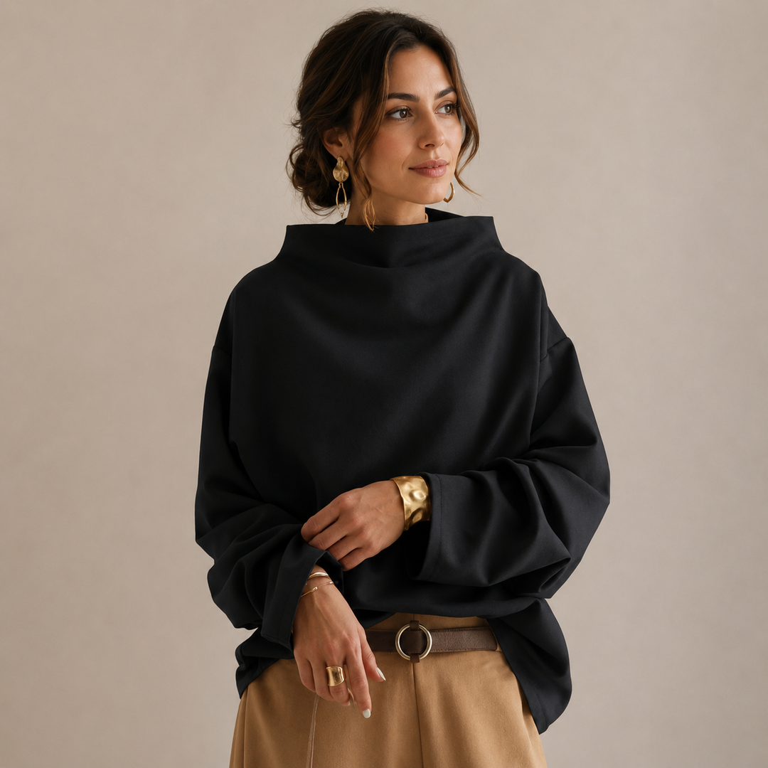 Mabel™|High Neck Sweater