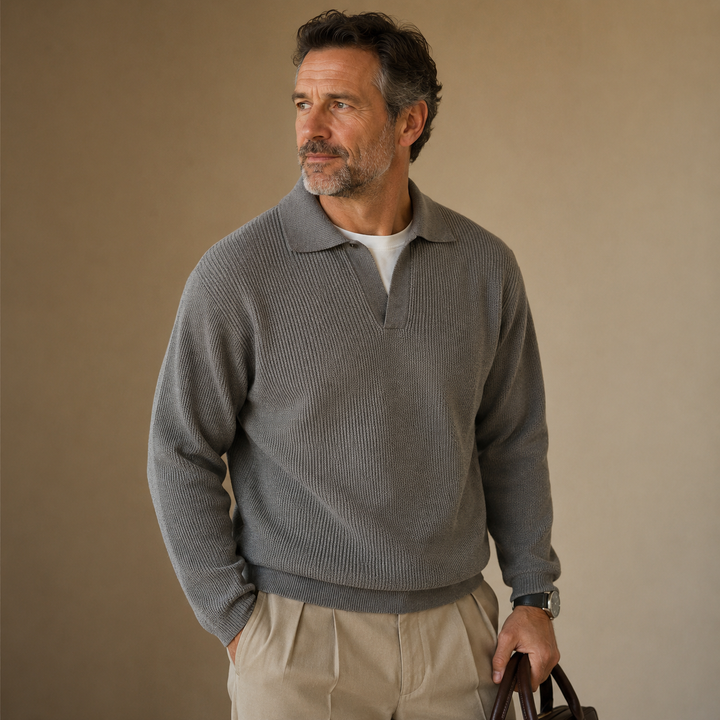 Luke™ | Knit Polo Shirt