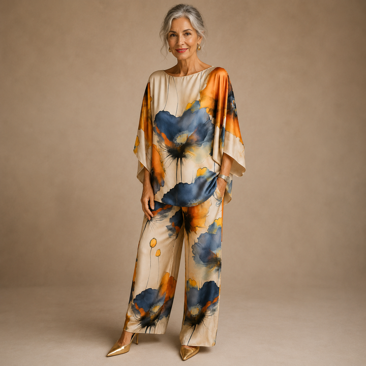Liberty™|Satin Two-Piece Women's Set
