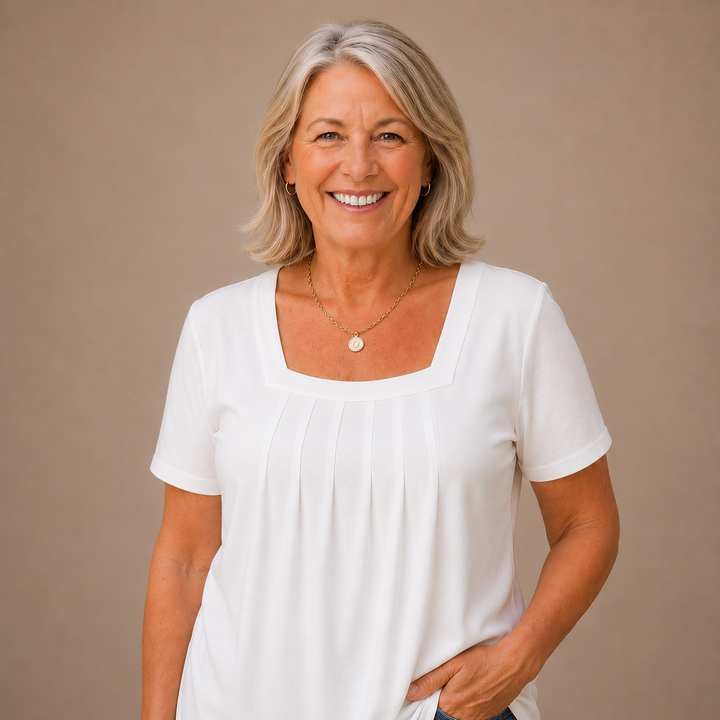Nara™|Pleated Comfort Top