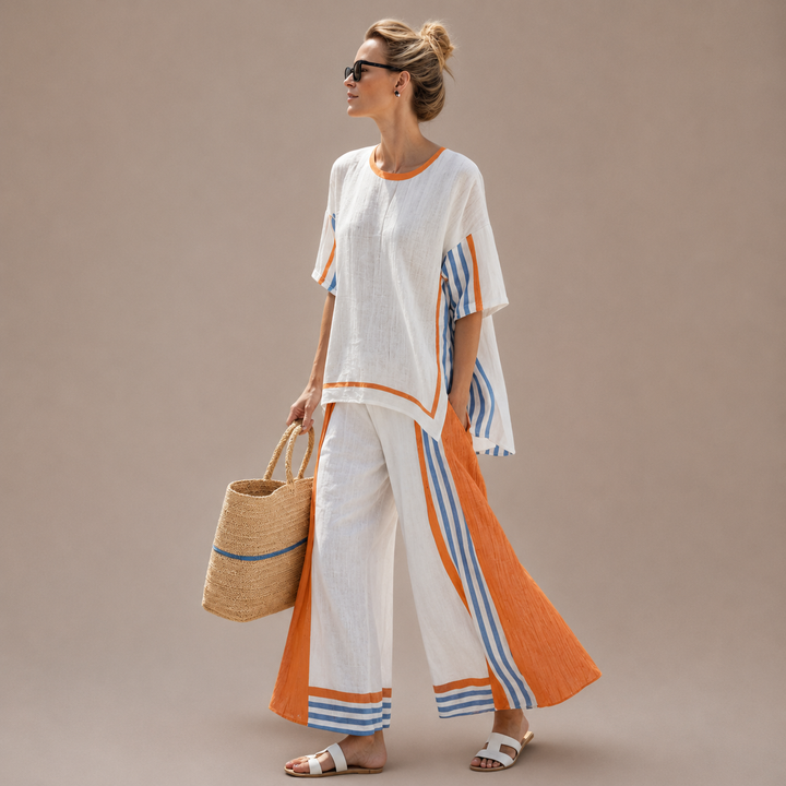 Blair™|Ethnic Bamboo Linen Set