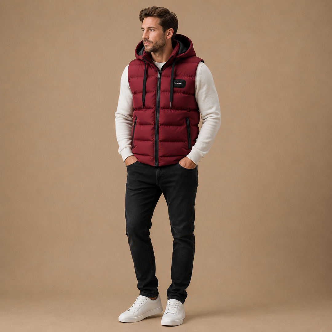 Finn™|Bomber vest for men