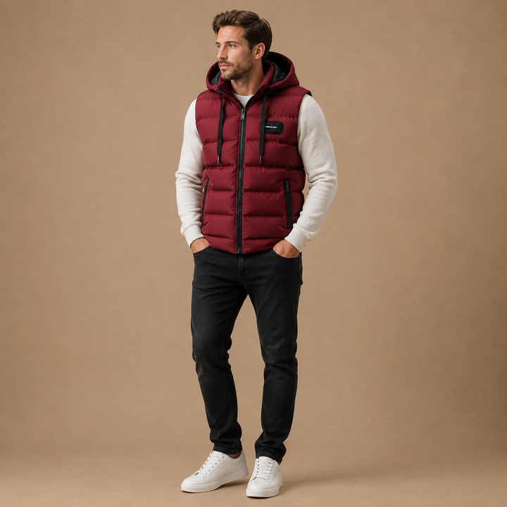 Finn™|Bomber vest for men