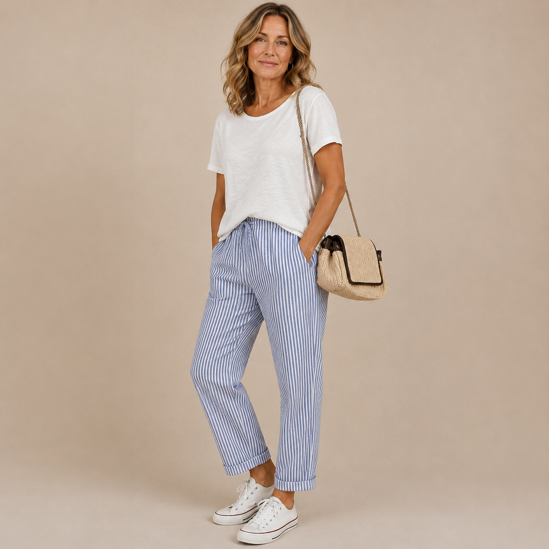 Matilda™|Striped Trousers