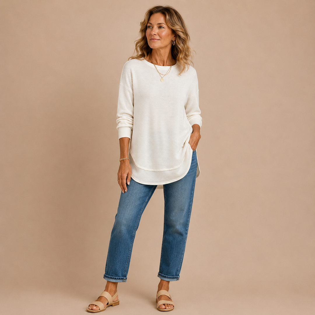 Addison™|O-Neck Long Sleeve