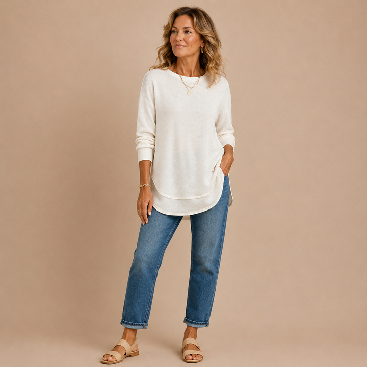 Addison™|O-Neck Long Sleeve