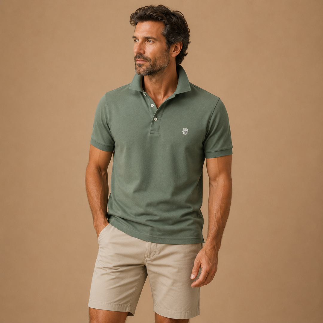 Nathan™|Polo Shirt With Collar