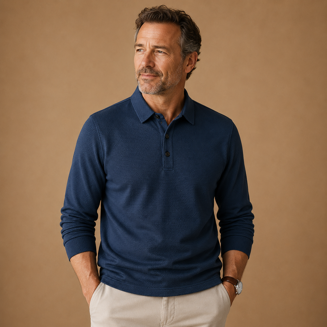 Barry™ | Long Sleeve Polo Shirt