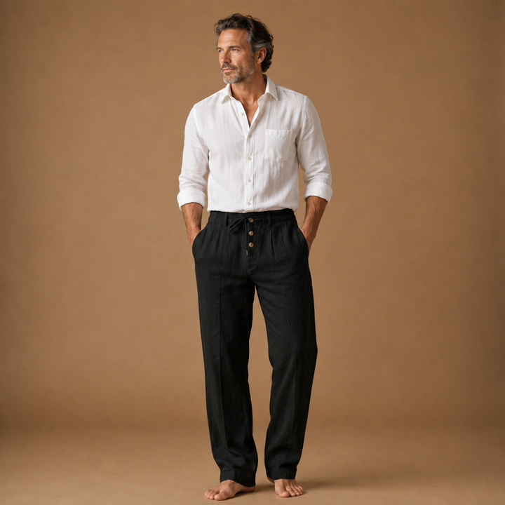 Don™ | Linen Drawstring Trousers