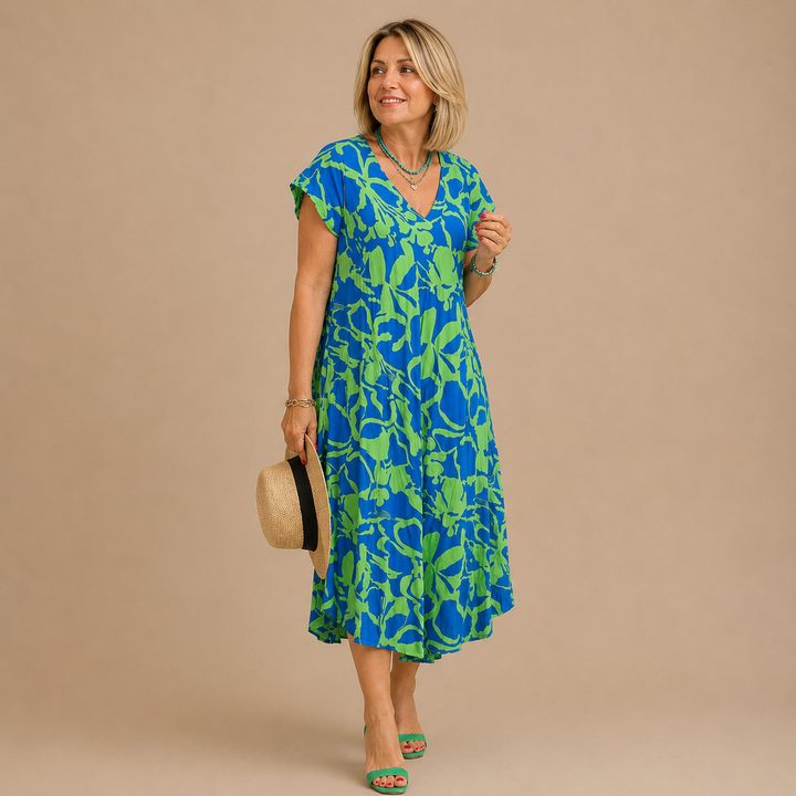 Kiara™|Elegant Floral Dress