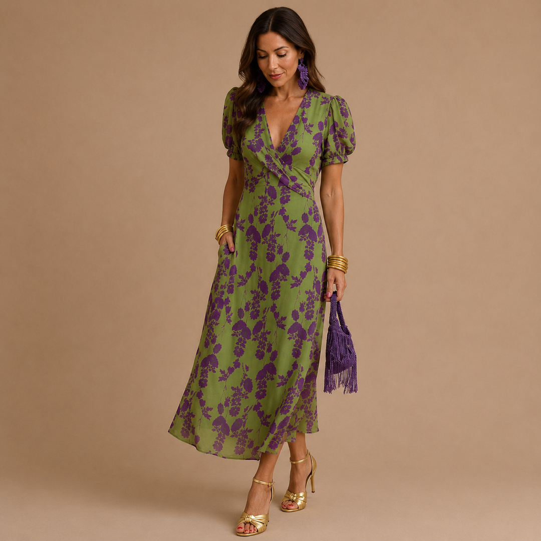 Ella|Beautiful printed women's dress