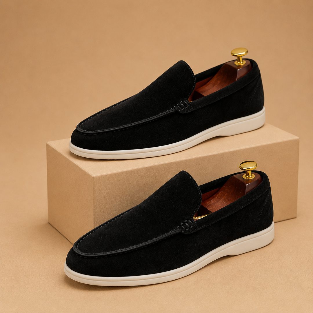 Harvey™|Sleek suede loafers for men