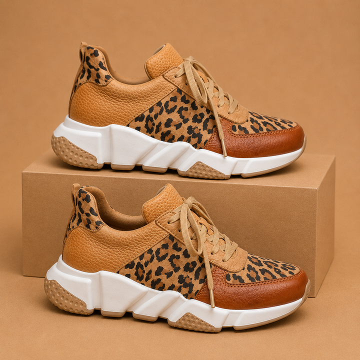 Gracie™|Comfortable Leopard Sneakers